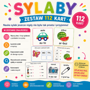 Sylaby - zestaw 112 kart pracy (wersja PDF)