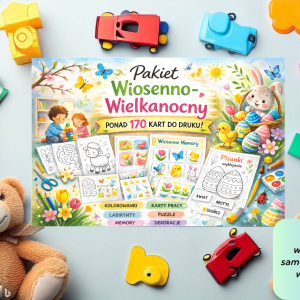 Pakiet wiosenno-wielkanocny (zestaw ponad 170 kart PDF).