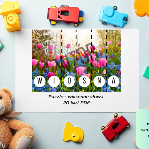 Puzzle - wiosenne słowa (PDF)