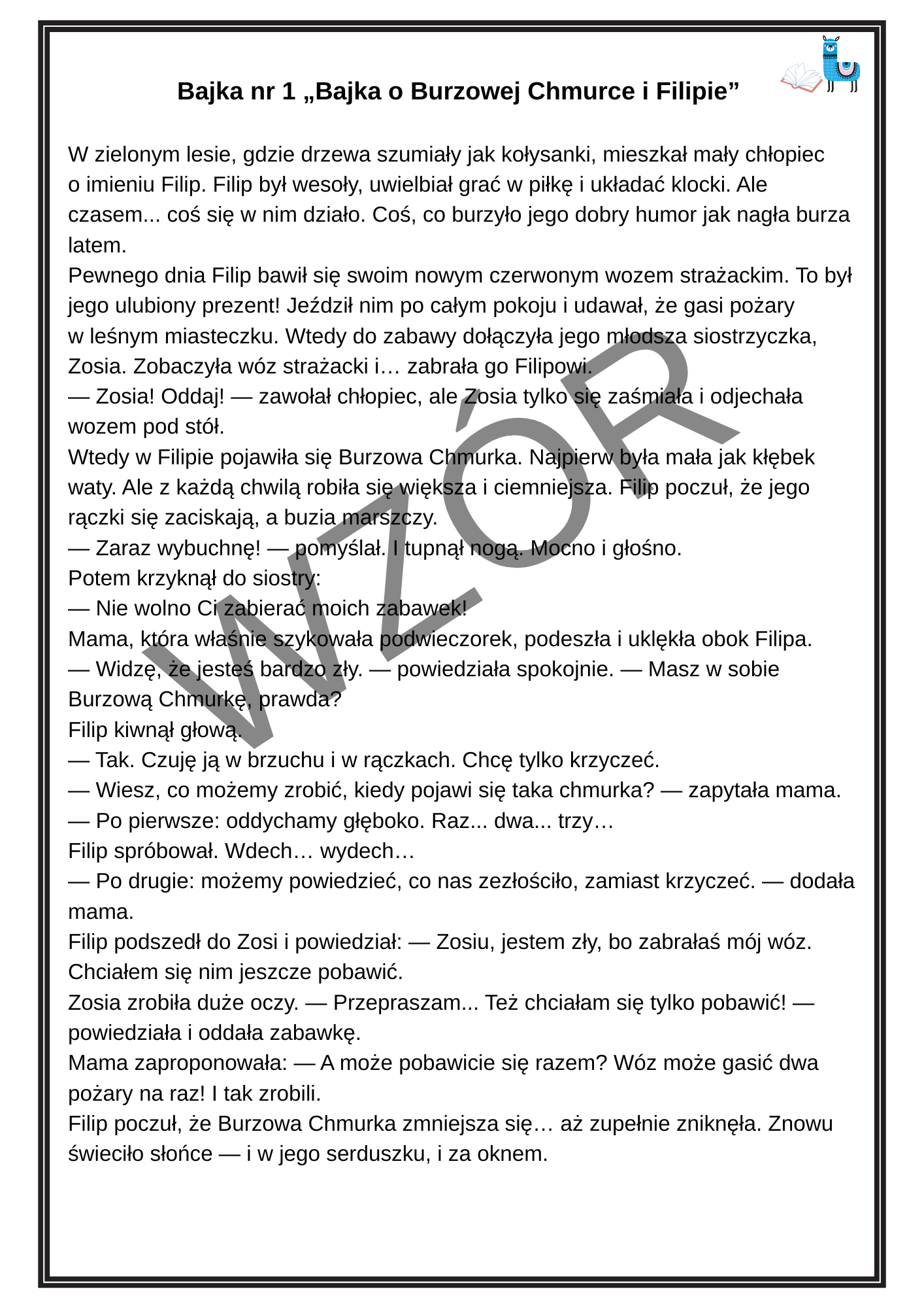Zestaw 5 zbiorów bajek terapeutycznych (łącznie 28 bajek) (wersja PDF) - obrazek 7