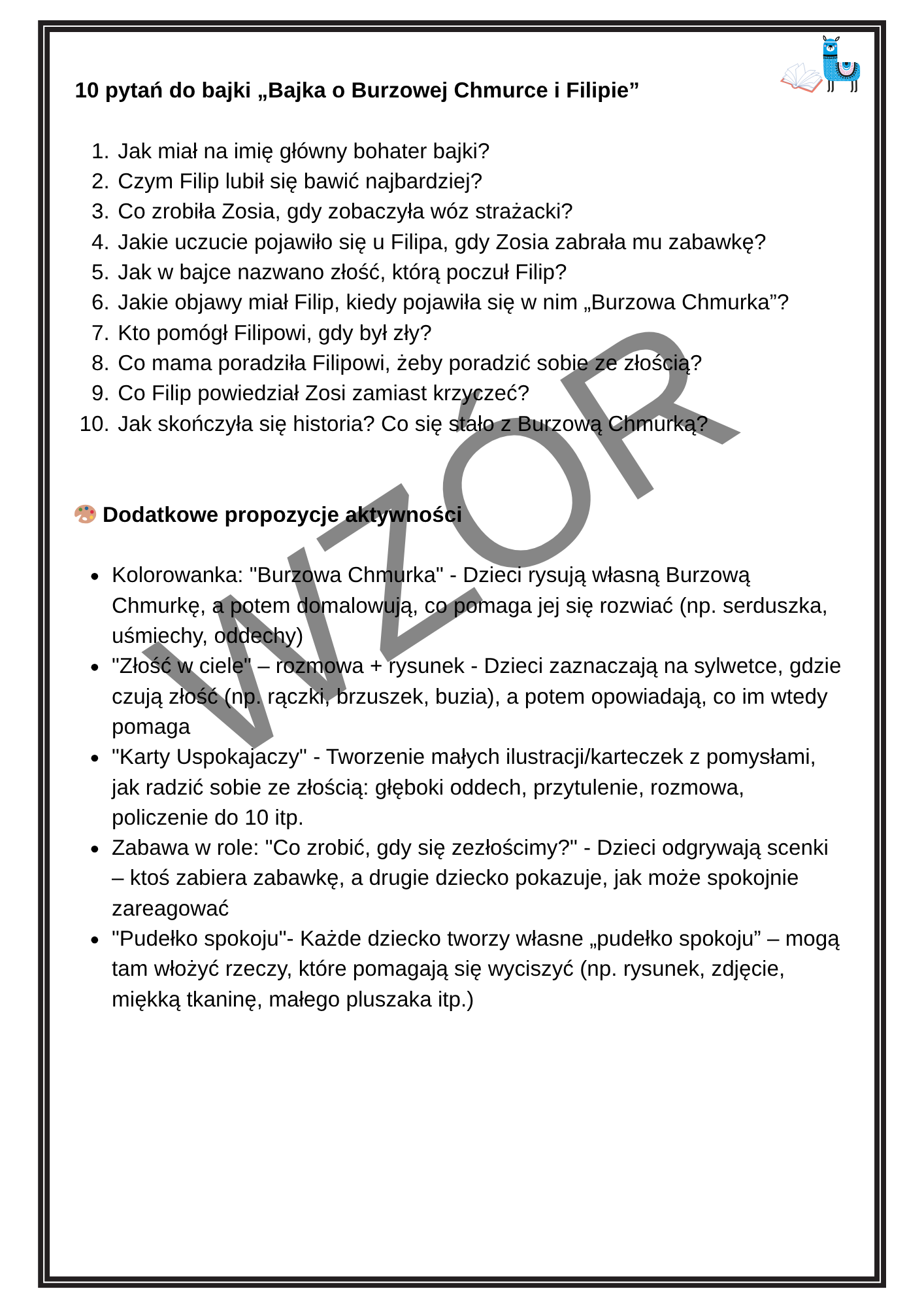 Zestaw 5 zbiorów bajek terapeutycznych (łącznie 28 bajek) (wersja PDF) - obrazek 9