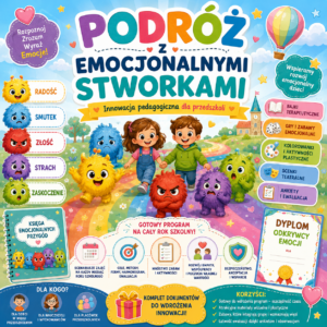 "Podróż z Emocjonalnymi Stworkami" - innowacja edukacyjna dla Przedszkolaków