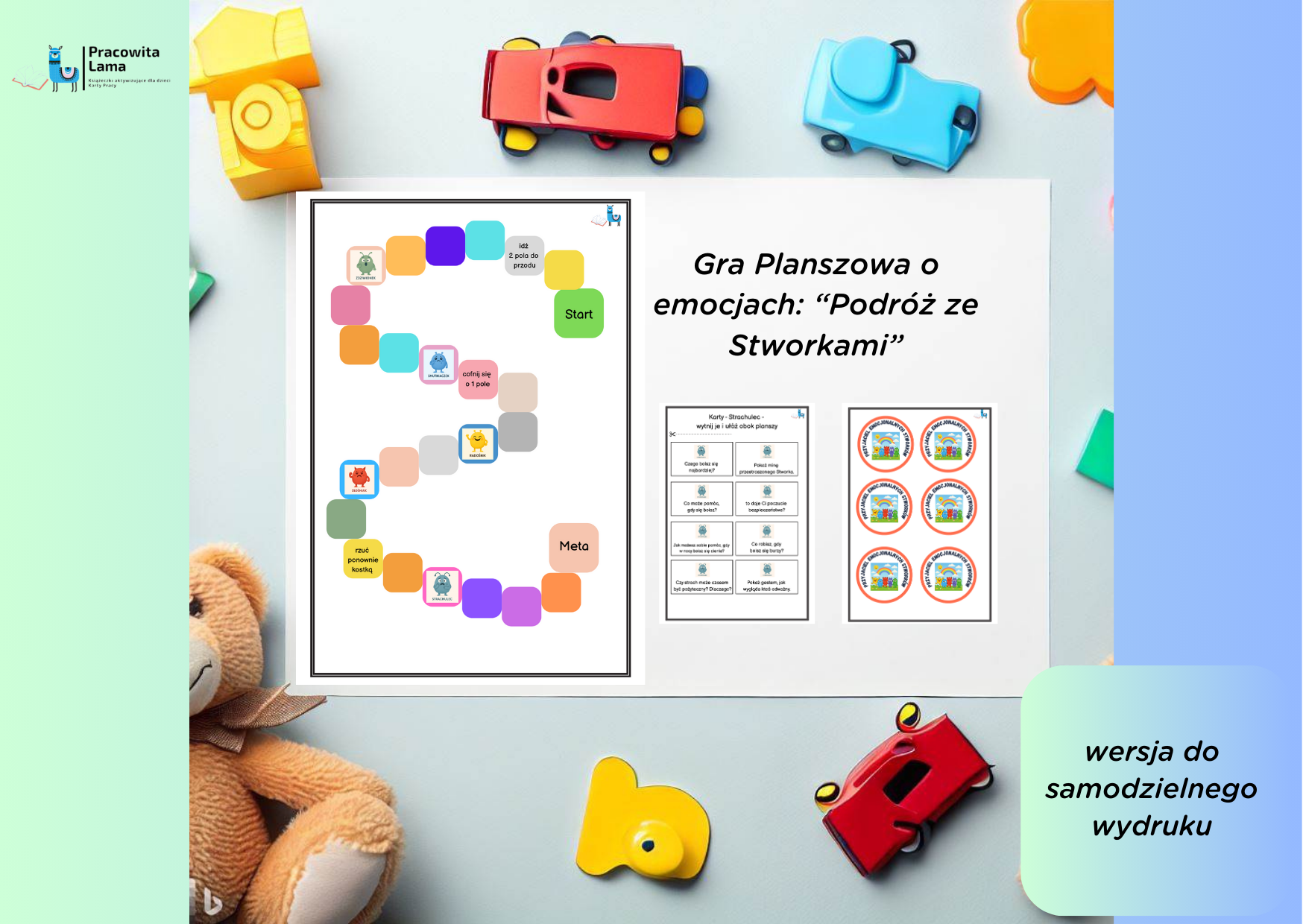 Gra planszowa "Podróż ze Stworkami"