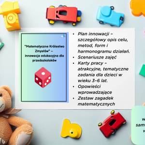Innowacja matematyczna dla przedszkolaków "Matematyczne Królestwo Zmysłów" (wersja PDF)