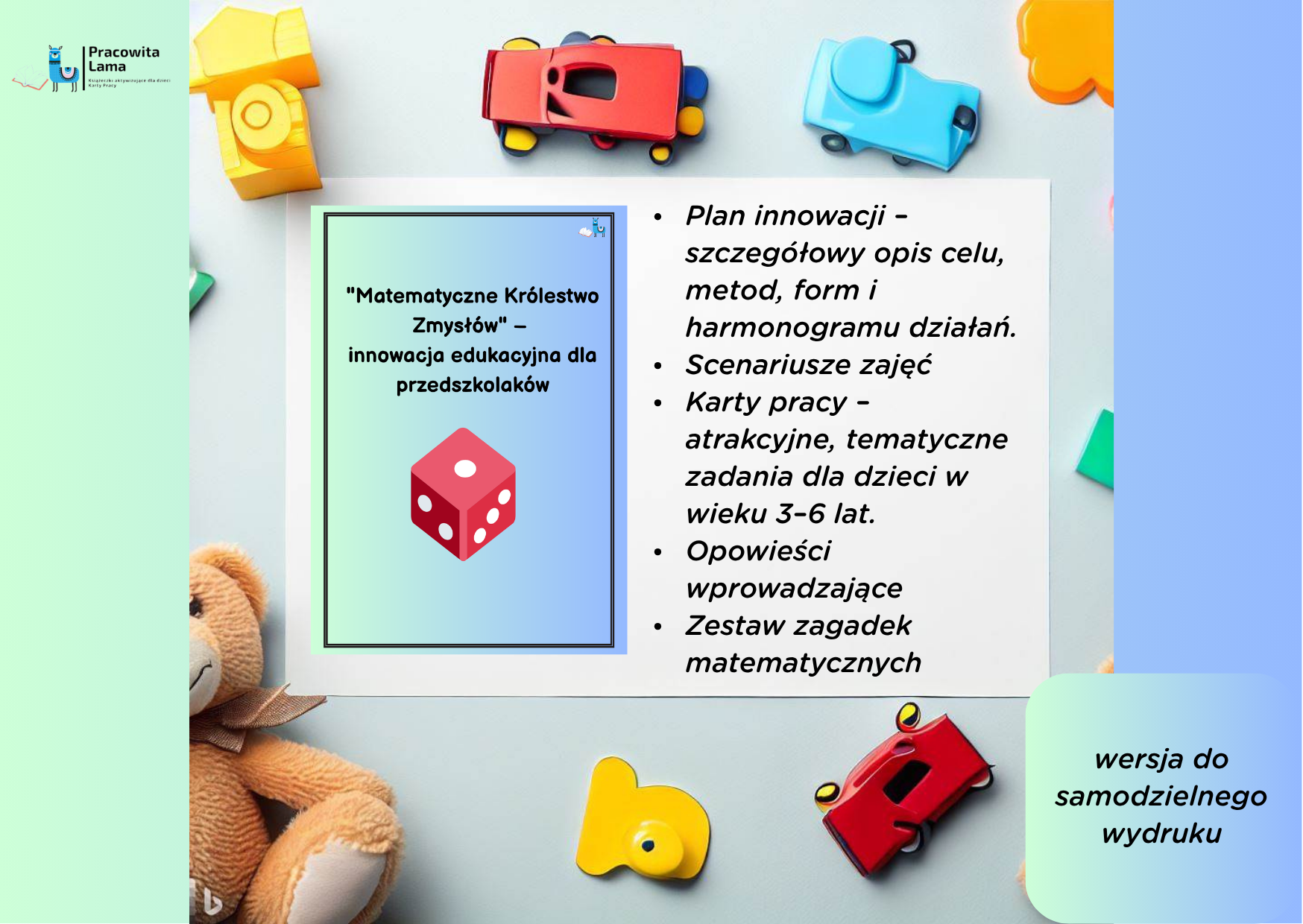 Innowacja matematyczna dla przedszkolaków "Matematyczne Królestwo Zmysłów" (wersja PDF)