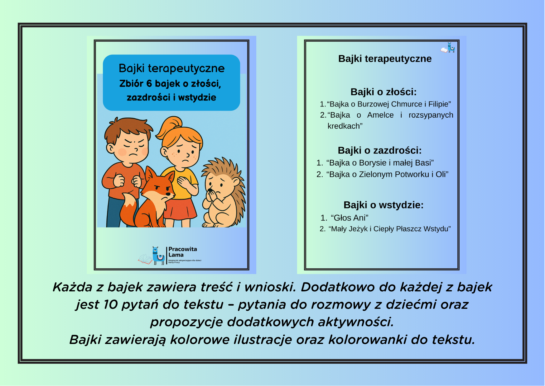 Zestaw 5 zbiorów bajek terapeutycznych (łącznie 28 bajek) (wersja PDF) - obrazek 2