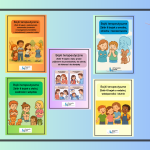 Zestaw 5 zbiorów bajek terapeutycznych (łącznie 28 bajek) (wersja PDF)