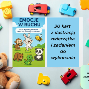 "Emocje w ruchu" - karty aktywności dla Przedszkolaków (wersja PDF)