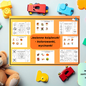 Jesienne Książeczki (kolorowanki, wycinanki)