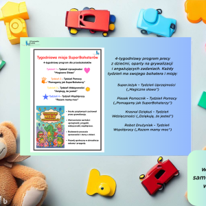 Tygodniowe Misje SuperBohaterów – program edukacyjny dla przedszkoli (wersja PDF)