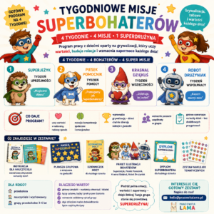 Tygodniowe Misje SuperBohaterów – program edukacyjny dla przedszkoli (wersja PDF)