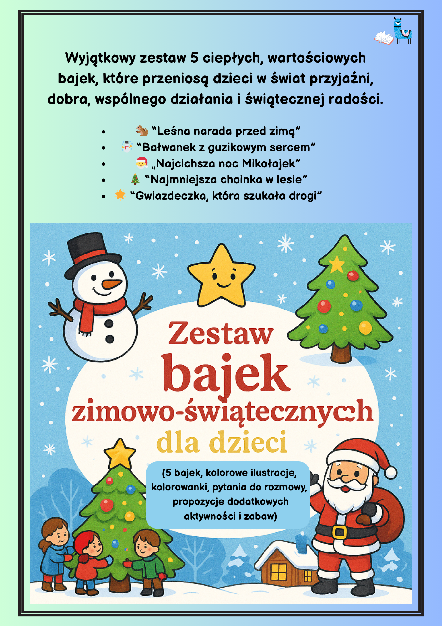 Zestaw 5 bajek zimowo-świątecznych (wersja PDF) - obrazek 2