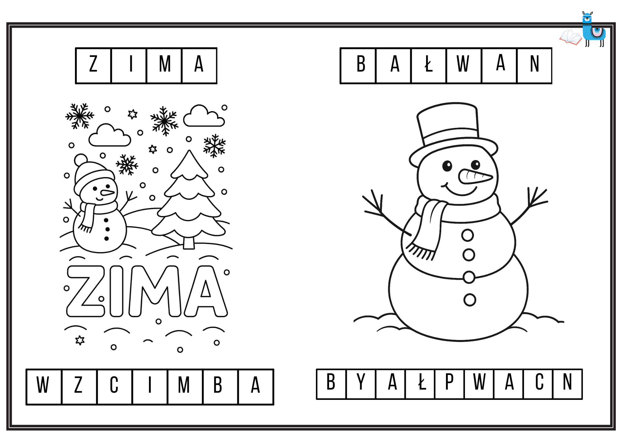 Zimowe wyrazy (PDF) - obrazek 2
