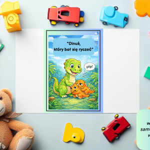 Bajka "Dinuś, który bał się ryczeć" (wersja PDF)