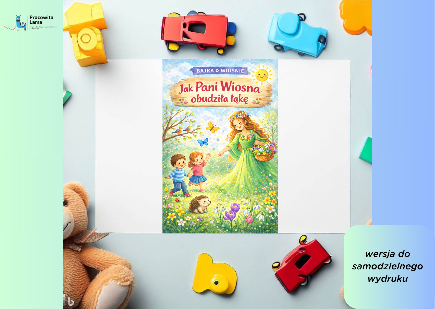 "Jak Pani Wiosna obudziła łąkę" - bajka o wiośnie (wersja PDF)