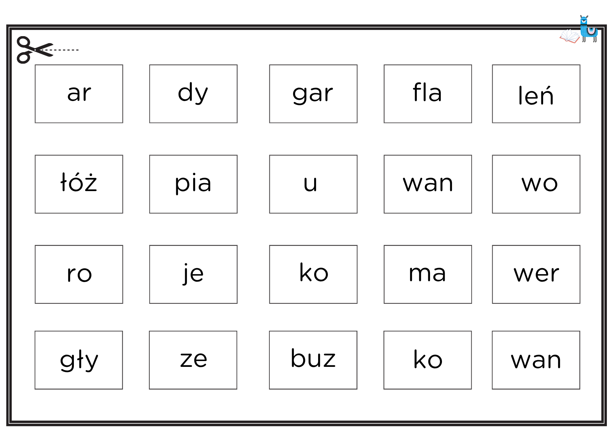 Wyklejanki sylabowe (wersja PDF) - obrazek 3
