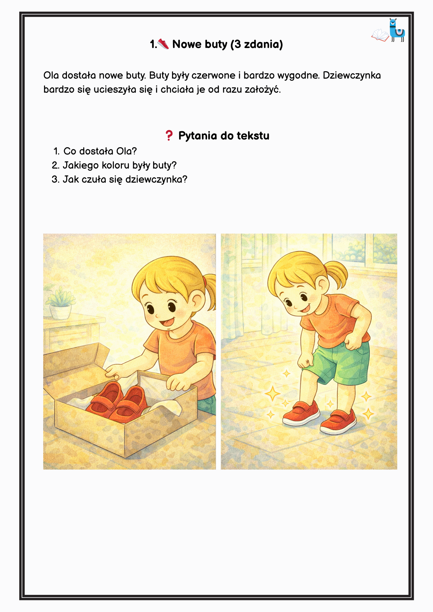 Słucham i rozumiem - Pakiet Poziom 1-3 (3 poziomy trudności): 30 historii z pytaniami (wersja PDF) - obrazek 4