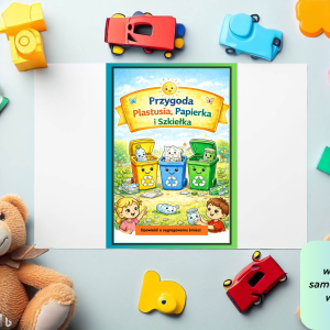 Bajka o segregowaniu śmieci "Przygoda Plastusia, Papierka i Szkiełka" (wersja PDF)