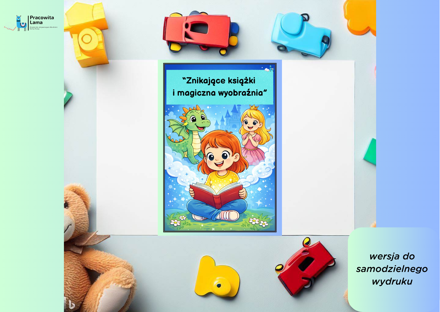 Bajka edukacyjna na Dzień Książki "Znikające książki i magiczna wyobraźnia"