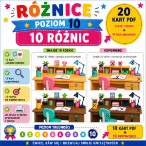 Różnice: Poziom 10 (10 różnic) PDF
