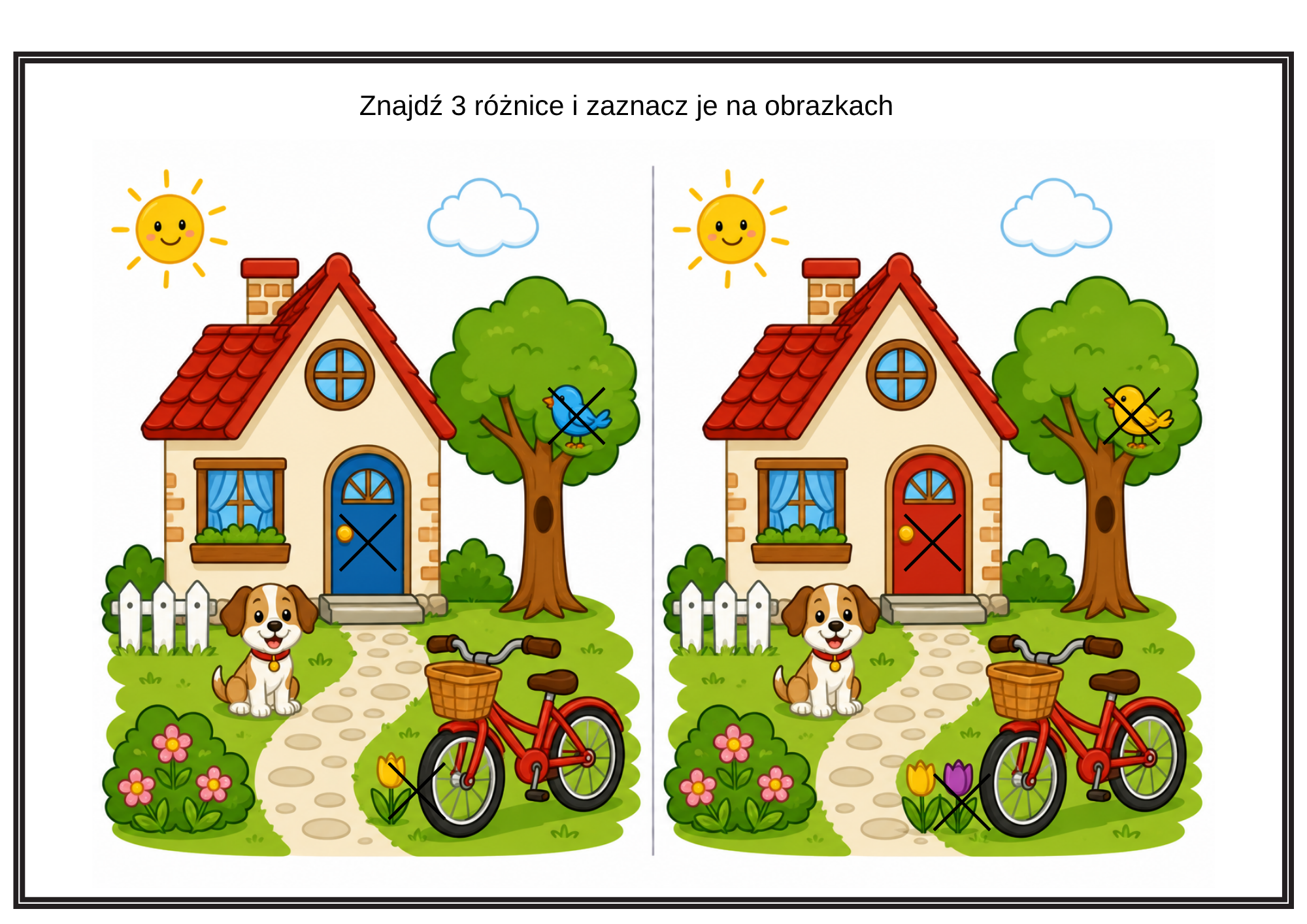 Różnice: Poziom 3 (3 różnice) - PDF - obrazek 2