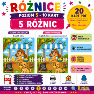 Różnice: Poziom 5 (5 różnic) PDF