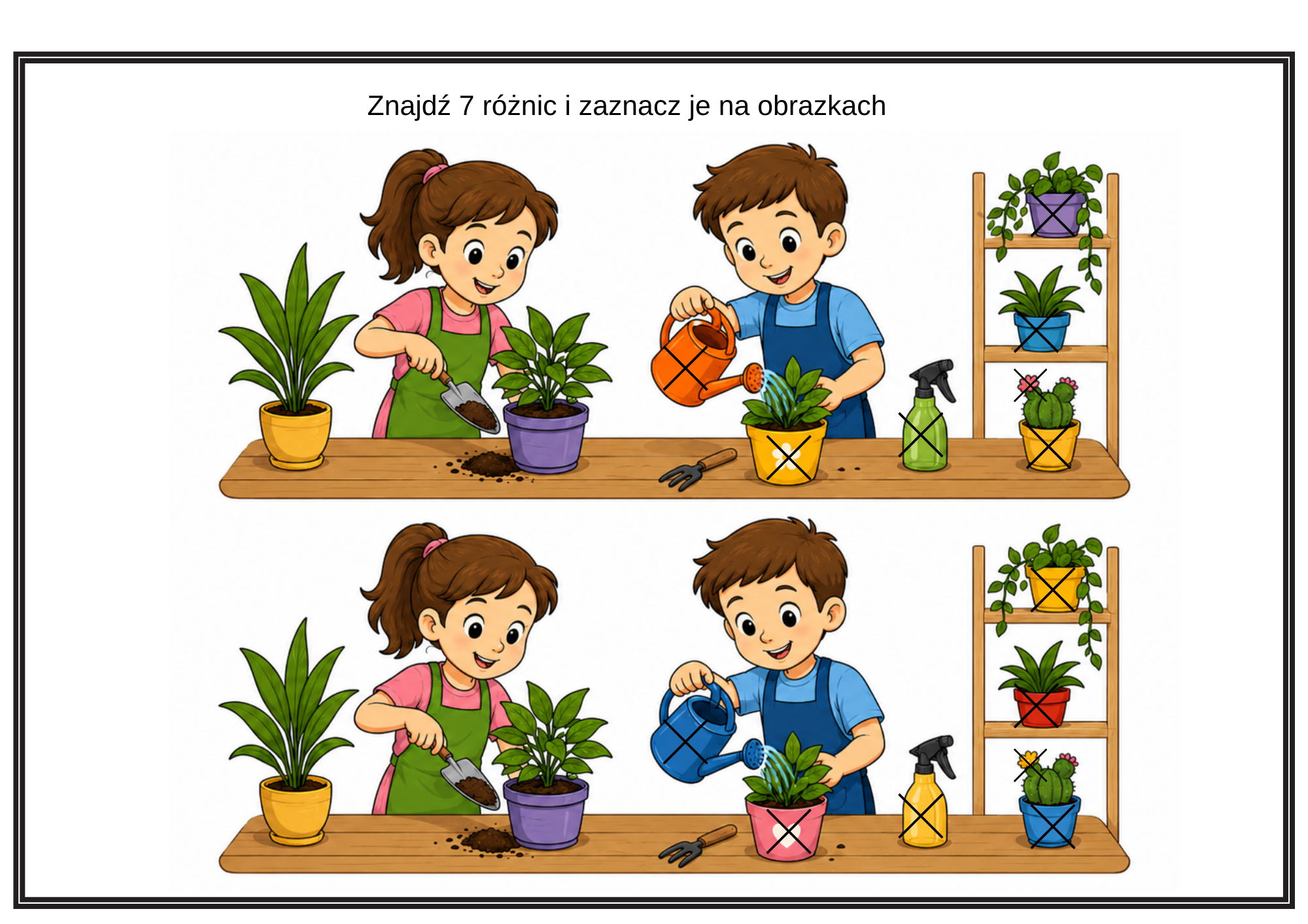 Różnice: Poziom 7 (7 różnic) PDF - obrazek 2