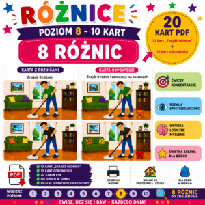Różnice: Poziom 8 (8 różnic) PDF