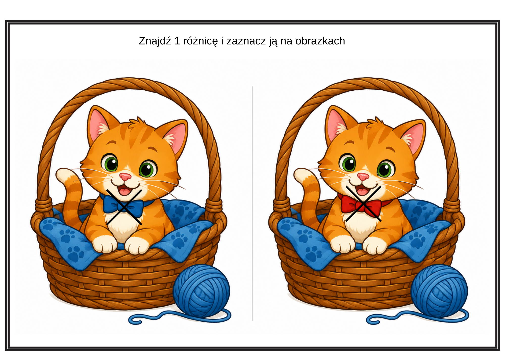 Różnice: Poziom 1 (1 różnica) - PDF - obrazek 2