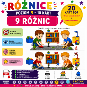 Różnice: Poziom 9 (9 różnic) PDF