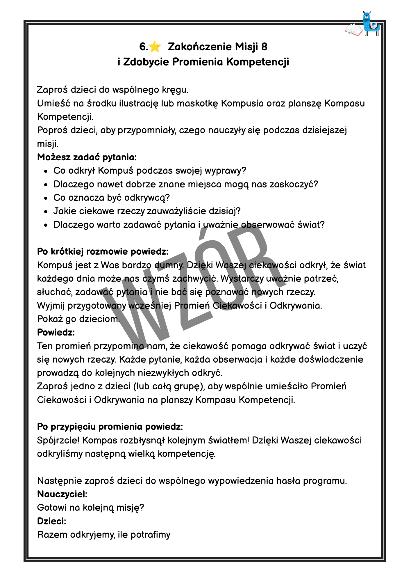 Mały człowiek - wielkie kompetencje - Kompleksowy program rozwijający kompetencje przyszłości u dzieci (10 misji/ 10 kompetencji) - obrazek 16