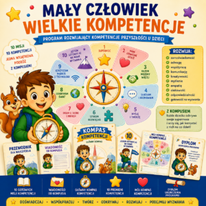 Mały człowiek - wielkie kompetencje - Kompleksowy program rozwijający kompetencje przyszłości u dzieci (10 misji/ 10 kompetencji)