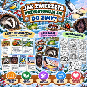 Jak zwierzęta przygotowują się do zimy? (PDF)